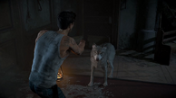 Mike befriends Wolfie in the Blackwood Sanatorium's Chapel.