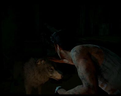 Mike mit Wolfie