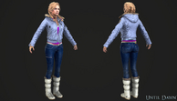 Jessica's character model (outdoor).