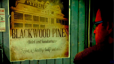 Zusatz Objekt Plakat zum Blackwood Pines Hotel und Sanatorium