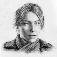 Sam’s art in her sketchbook.