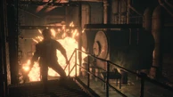 Mike flees the Sanatorium as it explodes.