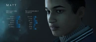 Matt's Character Menu. (1)