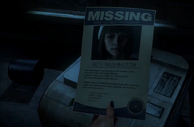 Beth's "Missing" poster.