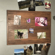 A second pinboard from the remake.