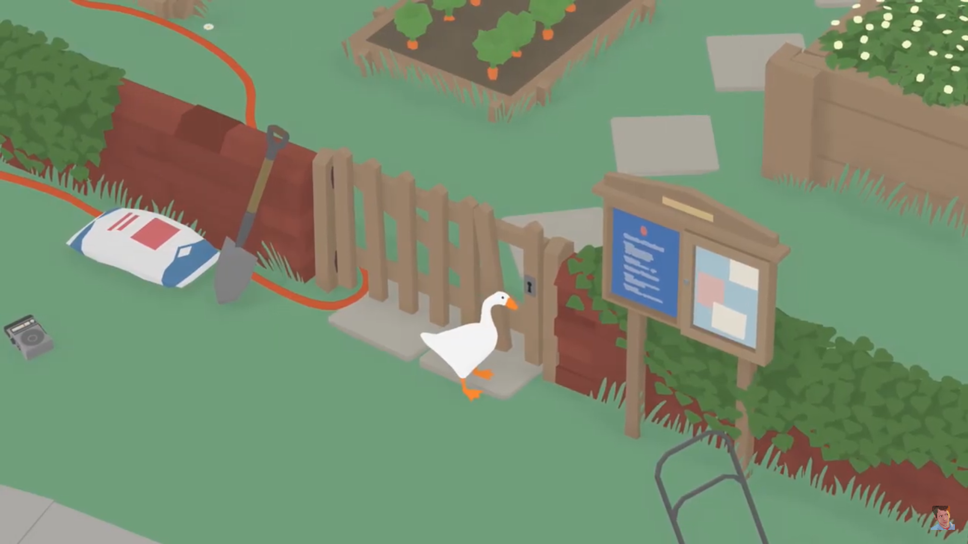 Untitled Goose Game - Gameplay Walkthrough Part 1 - Garden and