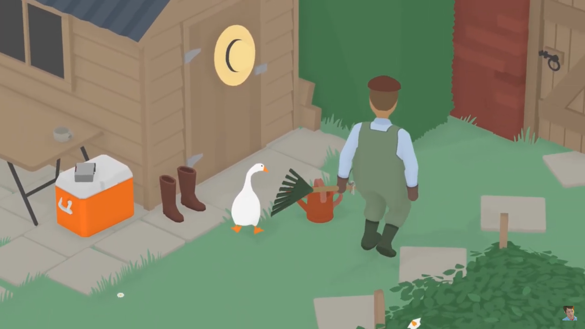 Make the groundskeeper wear his sun hat, Untitled Goose Game Wiki