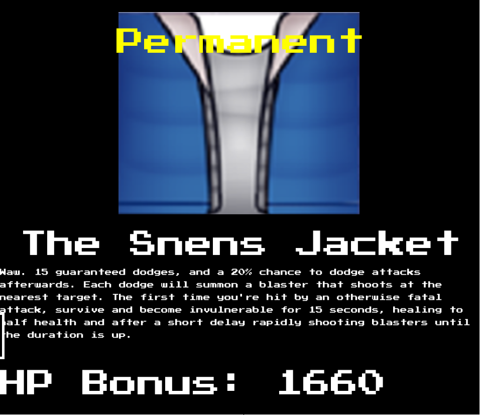 The Snens Jacket, Untitled UTMM Game Wiki