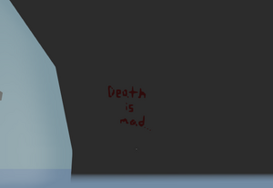 The "Death is mad" text easter egg.