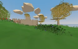 Ground view of Oulton's Isle