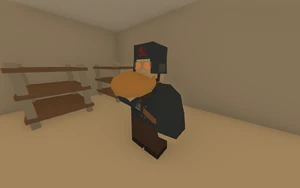 A Player eats a Pizza.