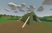 Green tent 3.