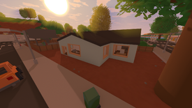 A single story house with Food, Clothing, Civilian Loot inside.