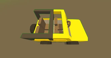 Top view of the car.