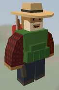 Player wearing Farmer Hat