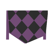 Bandana Purple Black 26779