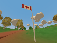 Fernwood Farm - Canada's flag