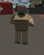 Zombie soldado con uniforme del desierto (más fuertes)