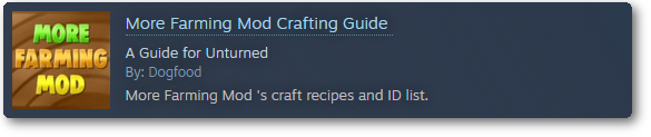 More Farming Mod Crafting Guide