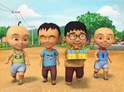 Upin iin ehsan fizi hadiah