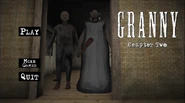 Grandpa with Granny in the Main Menu.