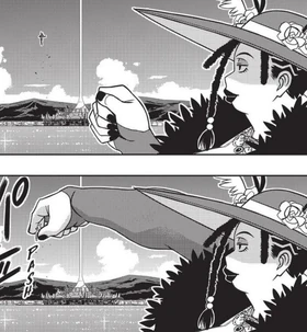 Dana capturing Tena Vita ignoring the laws of perspective