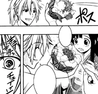 Ikkuu takes the ball to fix it