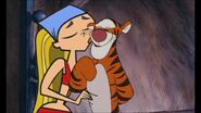 Lindsay Gives Tigger a Kiss by Uranimated18