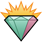 new Uppers clan symbol- green gem