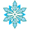 New Frozn clan symbol- light blue snowflake