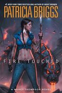 9. Fire Touched (2016—Mercy Thompson series) by Patricia Briggs—Art: Dan Dos Santos