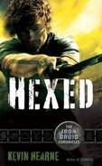 2. Hexed (2011—Iron Druid Chronicles) by Kevin Hearne—Art: Gene Mollica