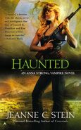 8. Haunted (2012—Anna Strong Chronicles) by Jeanne C. Stein—Art: Cliff Nielsen