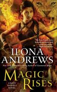 6. Magic Rises (2013—Kate Daniels) by Ilona Andrews—art by Juliana Kolesova