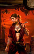 2-Blood Bound (Mercy Thompson series by Patricia Briggs, painting by Dos Santos