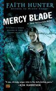 3. Mercy Blade (2011—Jane Yellowrock series) by Faith Hunter—Art: Cliff Nielsen