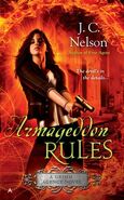 2. Armageddon Rules (February 24th 2015—Grimm Agency series) by J.C. Nelson—Art: Tony Mauro