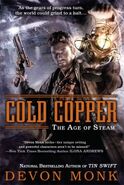 3. Cold Copper (2013—Age of Steam series) by Devon Monk—Art: Cliff Nielsen