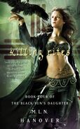 Killing Rites (Black Sun's Daughter series, #5) by M.L.N. Hanover—art: Cliff Nielsen