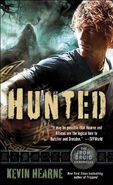 6. Hunted (2013—Iron Druid Chronicles) by Kevin Hearne—Art: Gene Mollica