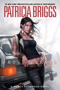 7. Frost Burned (2013—Mercy Thompson series) by Patricia Briggs—Art: Dan Dos Santos