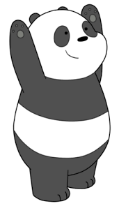 O Urso Panda Gigante Engraçado Bonito Dos Desenhos Animados