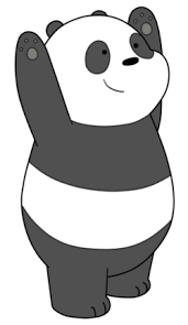 Panda fofo urso fofura, desenhos animados de panda, rosto, animais png