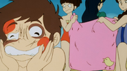 In Episode 13 Image of a bird on a towel from Maison Ikkoku