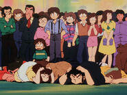 Yotsuya, Nozomu Nikaidō, Akira Godai & maybe Mrs. Nikaidō, Kentaro, Akira's Fiance and Sōichirō(Dog) (Episode 142)