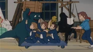 Minilla/Godzilla Jr. in Urusei Yatsura 2: Beautiful Dreamer.