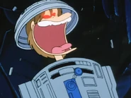 Chibi as R2-D2 in Episode 89.