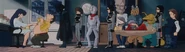 Ultraman, the Xiliens, Alien Baltan, and Kanegon