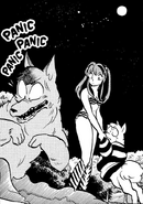 Lum discover to see Ataru as wolf