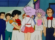 Ataru and Megane in Creamy Mami Episode 13